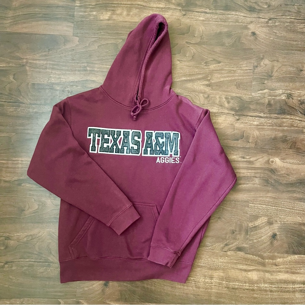J. America Sportswear Texas A&M Aggies Hoodie Women’s Maroon Graphic Size M